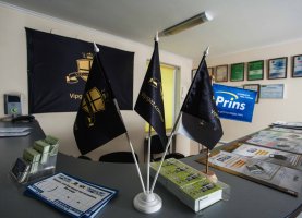 Ресепшн в VipGaz Center VipGaz Center - приемная стойка