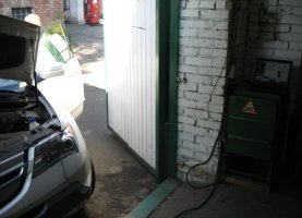 ACURA MDX (white) на газе