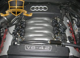 AUDI A8 газ на АУДИ А8