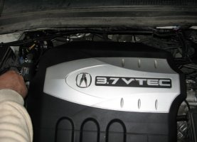 ACURA MDX (white) на газу
