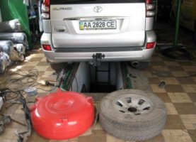 TOYOTA Land Cruiser PRADO гбо на TOYOTA Land Cruiser PRADO