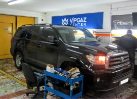 гбо на Toyota sequoia 5.7