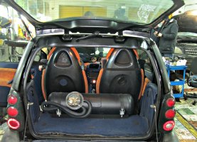 газ на Mercedes Smart Fortwo