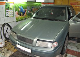 гбо на Skoda octavia 1.6 Grey