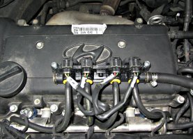 Hyundai Elantra 1.6 с гбо