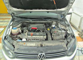 VW Polo 1.4 газ на VW Polo 1.4