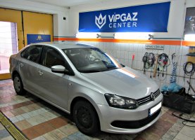 VW Polo 1.4 гбо на VW Polo 1.4
