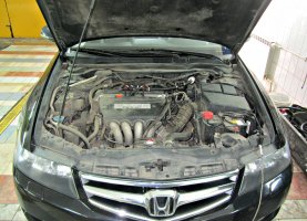 Honda Accord Black на газу