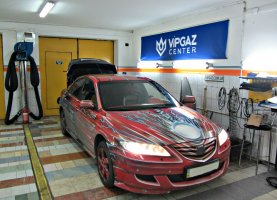 Mazda 6 Red гбо на Mazda 6 Red