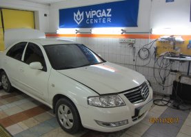 Nissan Almera 1.6 гбо на Nissan Almera 1.6