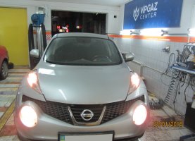 Nissan Juke 1.6 гбо на Nissan Juke 1.6