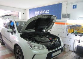 Subaru Forester 2016 год (2.0T прямой впрыск) газ на Subaru Forester 2016 год (2.0T прямой впрыск)