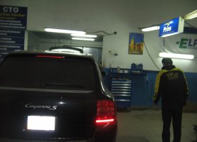 гбо на Porsche Cayenne