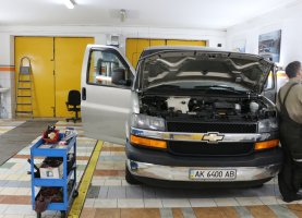 газ на Chevrolet Express Explorer (beige 2)