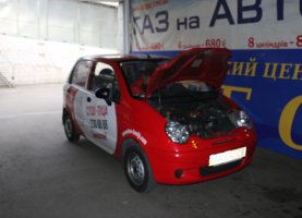 гбо на Daewoo Matiz Red